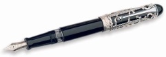 Aurora Venezia silver fountain pen - stilografica